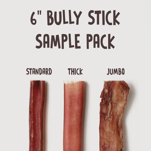 6" Bully Stick Sample Pack