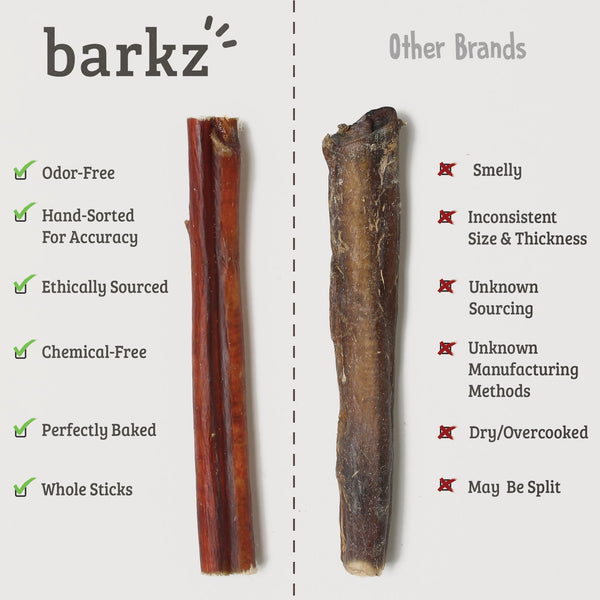 6 Inch Bully Sticks - Standard